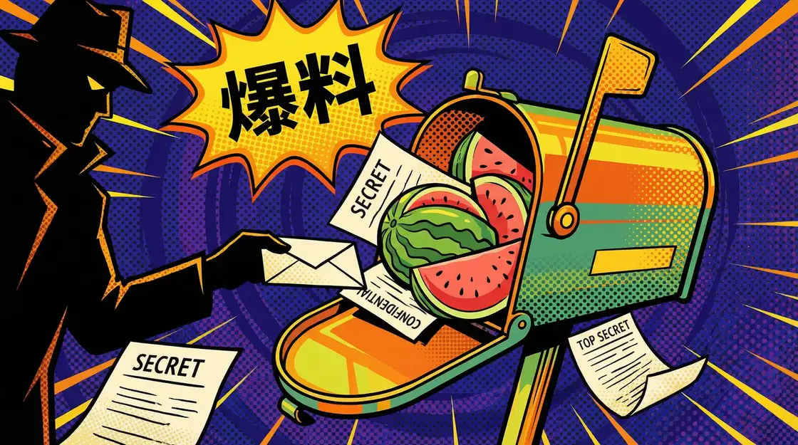 蘑菇蘑菇老版红色logo百度 匿名爆料通道漫画插图